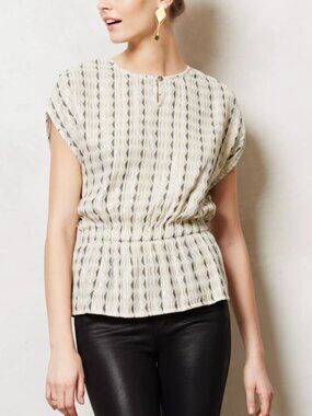 Ace & Jig Altimira Top Peplum Metallic Size XS